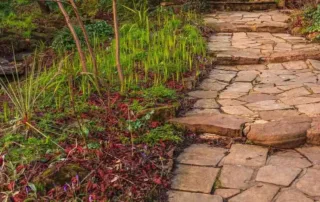 Flagstone Walkways natural stone garden pathway landscaping design