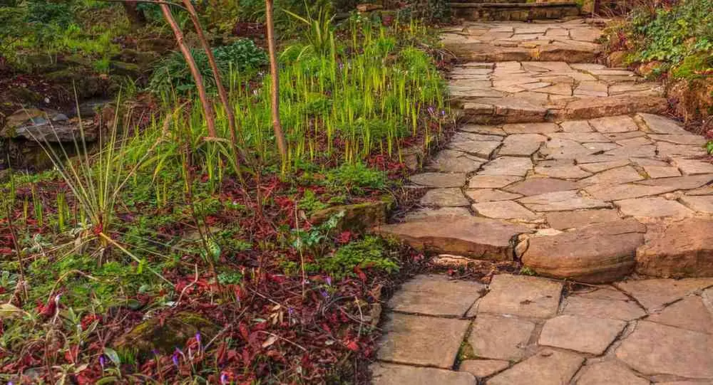 Flagstone Walkways natural stone garden pathway landscaping design