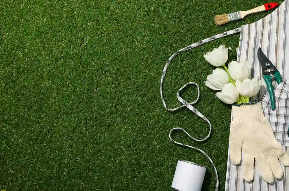 How To Maintain Artificial Grass with basic turf cleaning tools on synthetic lawn