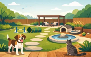 Yard Makeover for Pet Owners That Holds Up