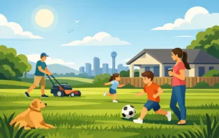 Best Grass for Busy Families in North Texas