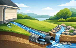 How a Sloped Drainage Project Protects Your Yard
