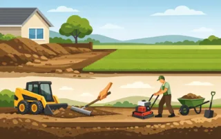 How to Grade Backyard Soil for a Level Lawn