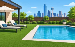 Pool Deck Turf That Works Around Dallas Pools