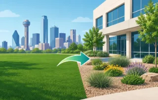 Commercial Lawn Conversion for Dallas Properties